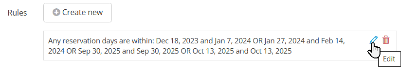 Updating Discount and Premium Date Rules 8